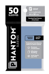 Phantom Sleeves: Gray Size (64mm x 88mm) 50 ct