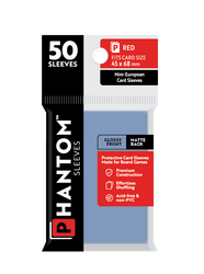 Phantom Sleeves: Red Size (45mm x 68mm) 50 ct