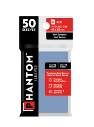 Phantom Sleeves: Red Size (45mm x 68mm) 50 ct