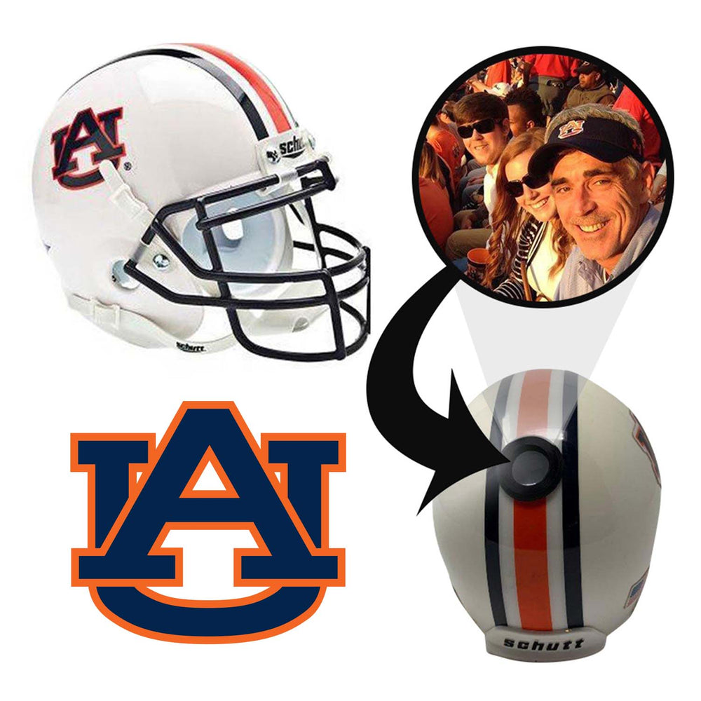 Auburn Tigers College Football Collectible Mini Helmet - Picture Inside - FANZ Collectibles (Online Order Only) (ONLINE ORDER ONLY)