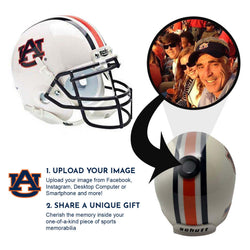 Auburn Tigers College Football Collectible Mini Helmet - Picture Inside - FANZ Collectibles (Online Order Only) (ONLINE ORDER ONLY)