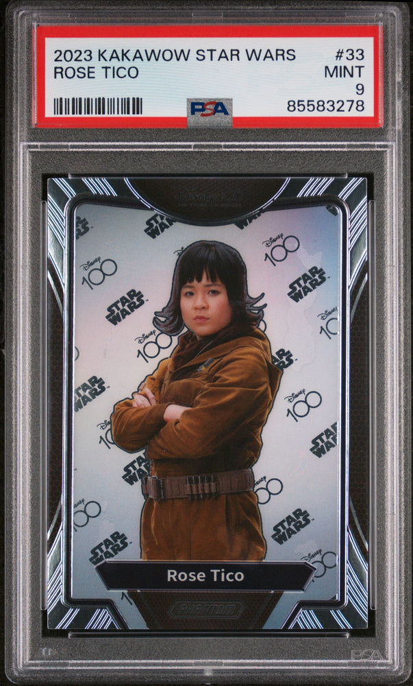 2023 KAKAWOW PHANTOM DISNEY 100 STAR WARS ROSE TICO  #33 - PSA 9 (Online Order Only)