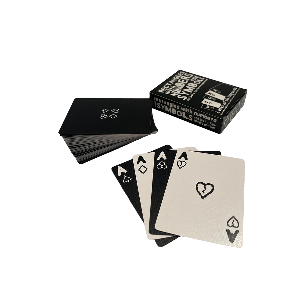 Rectangles With Numbers and Symbols and Just A Few Letters on Them (Online Order Only)