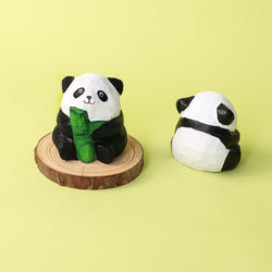 Paint Your Own Wooden Panda Kit – Hand-Carved DIY Painting Craft with Accessories, Cute Decor for Panda Lovers (ONLINE ORDER ONLY)