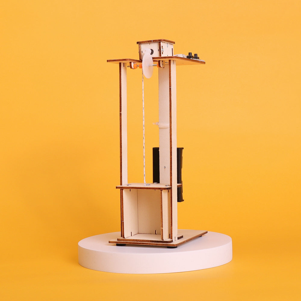 Electric Elevator DIY Kit, Educational STEM Toy