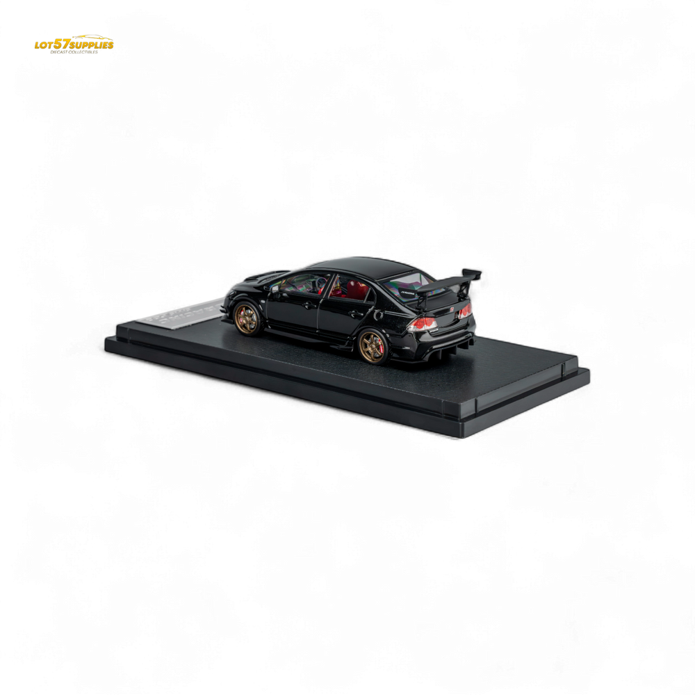 (Pre-Order) Microturbo Custom FD2 J'S Racing - Metallic Black 1:64 (ONLINE ORDER ONLY)