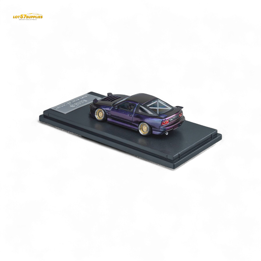 MicroTurbo Custom 180SX Spirit Rei - Purple Chameleon GMHS 2025 Special Edition 1:64 (ONLINE ORDER ONLY)