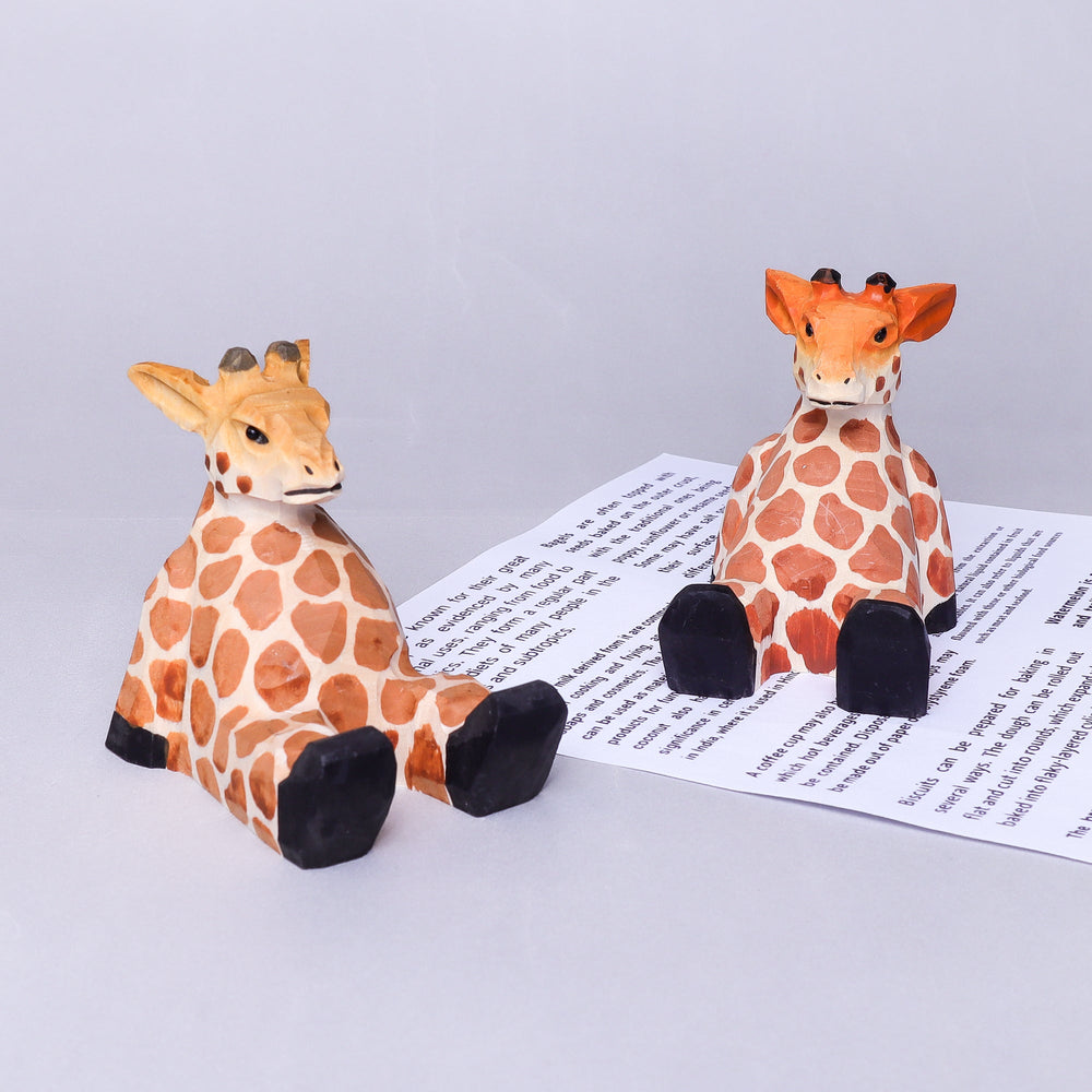 Paint Your Own Wood Carved Giraffe DIY Painting Kit (ONLINE ORDER ONLY)