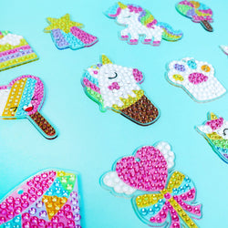 Adorable Keychains Diamond Art Kit – Unicorn (Set of 15) (ONLINE ORDER ONLY)