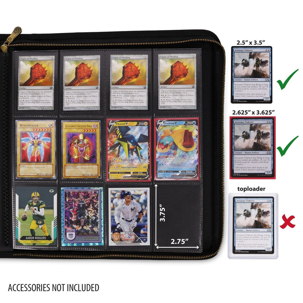 Enhance: TCG Card Album - Top Loader - Black (ONLINE ORDER ONLY)