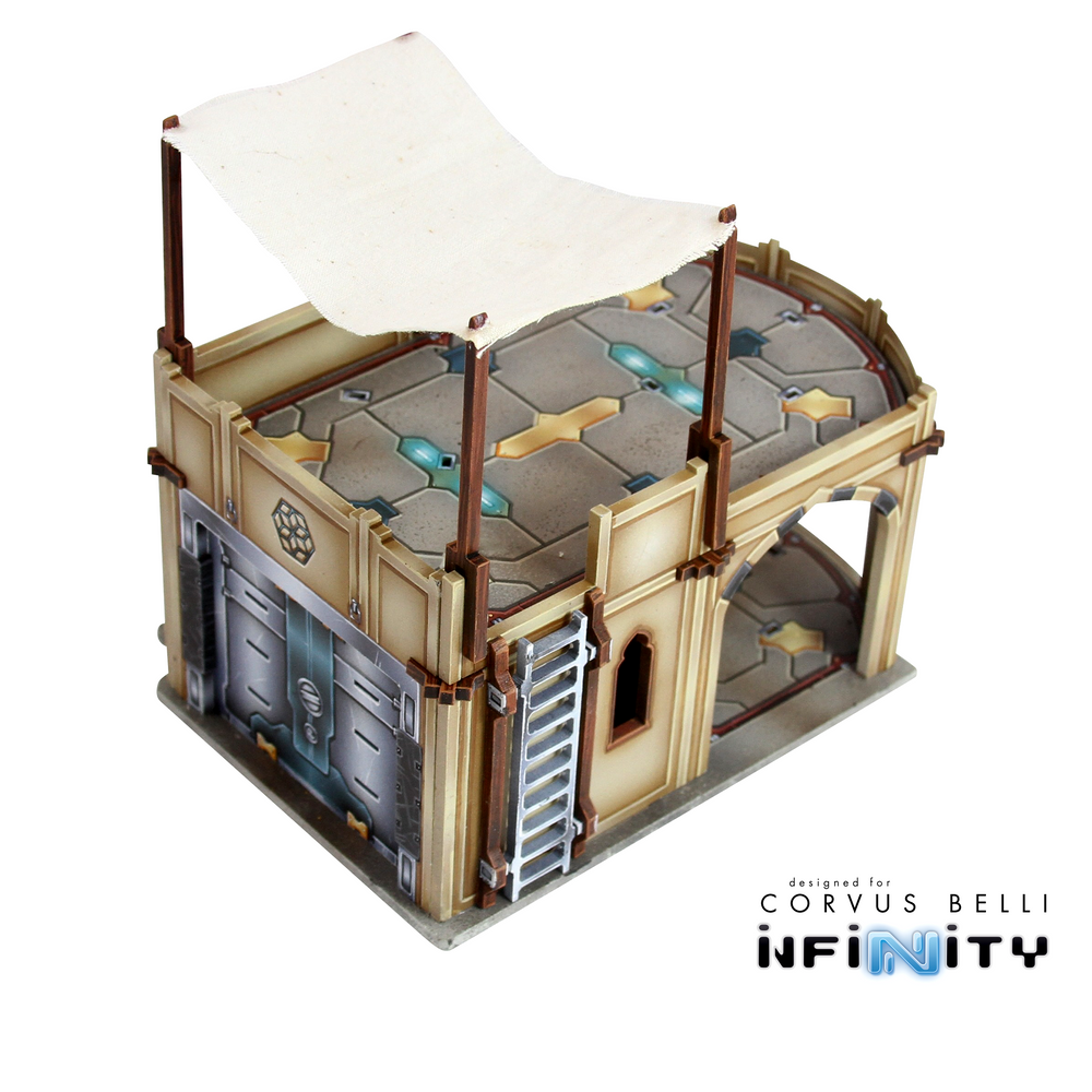 Alcazaba Utility Buildings (2-Pack) — Bare MDF