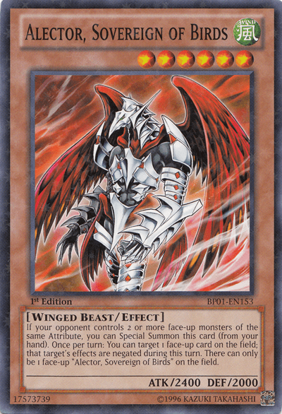 Alector, Sovereign of Birds [BP01-EN153] Starfoil Rare (ONLINE ORDER ONLY)