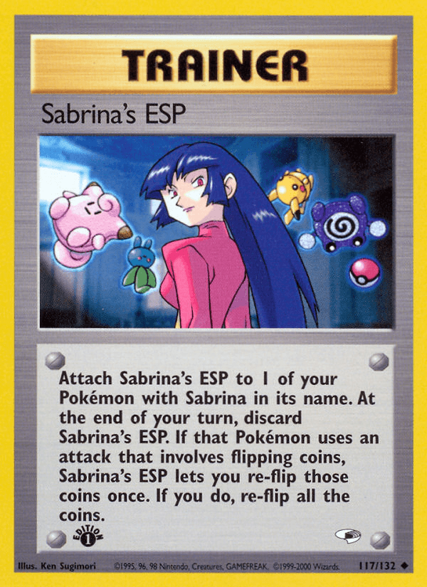 Sabrina's ESP (117/132) [Gym Heroes 1st Edition] (Online Only)