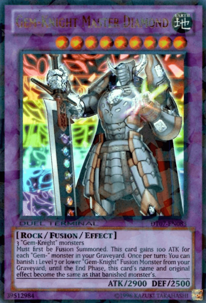 Gem-Knight Master Diamond [DT07-EN083] Ultra Rare (ONLINE ORDER ONLY)