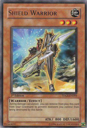 Shield Warrior [TDGS-EN005] Rare (ONLINE ORDER ONLY)