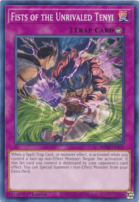 Fists of the Unrivaled Tenyi [MP20-EN135] Common (ONLINE ORDER ONLY)