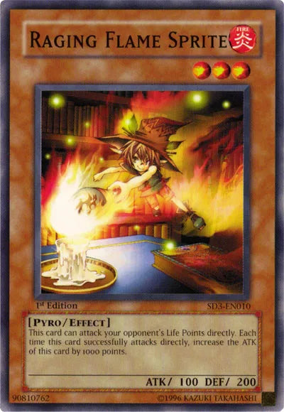 Raging Flame Sprite [SD3-EN010] Common