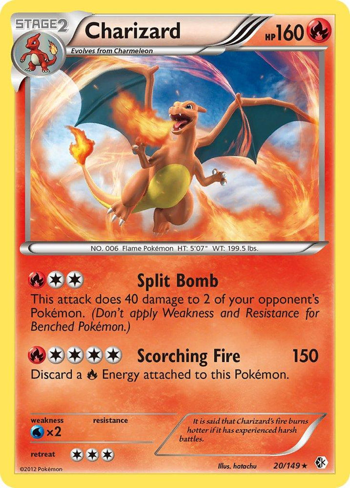 Charizard (20/149) (Cosmos Holo) (Blister Exclusive) [Black & White: Boundaries Crossed] (Online Only)