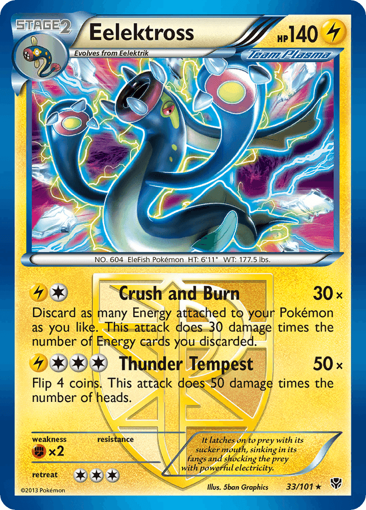 Eelektross (33/101) [Black & White: Plasma Blast] (Online Only)