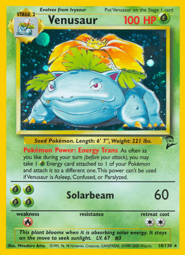 Venusaur (18/130) [Base Set 2] (Online Only)