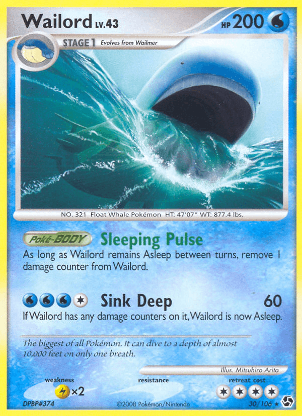 Wailord (30/106) [Diamond & Pearl: Great Encounters] (Online Only)