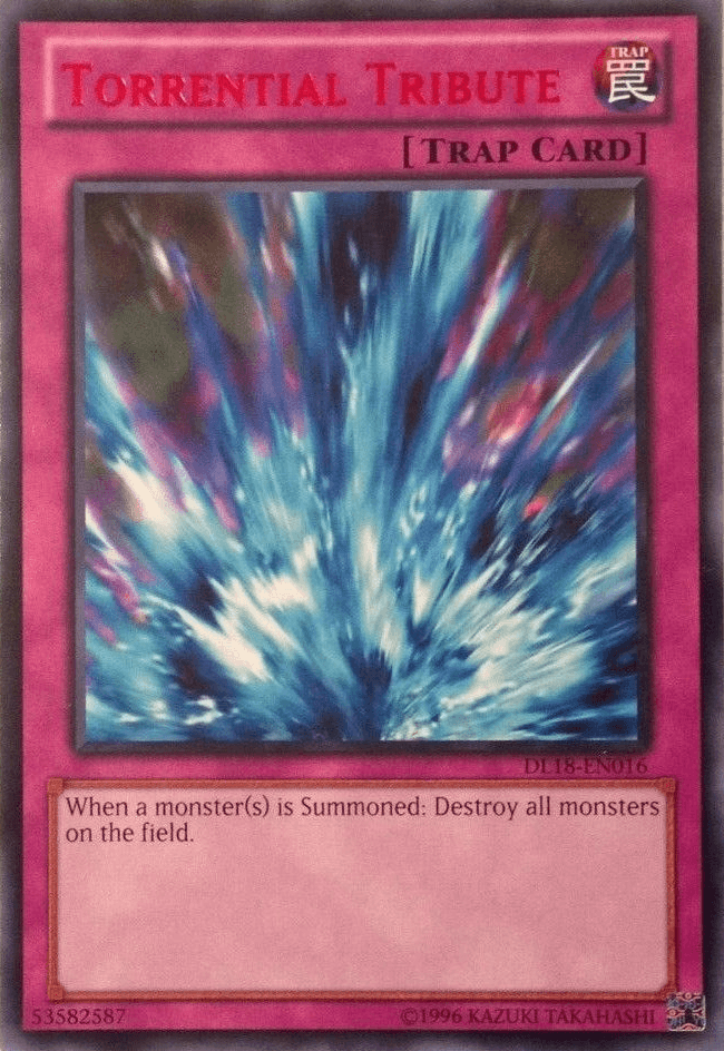 Torrential Tribute (Red) [DL18-EN016] Rare (ONLINE ORDER ONLY)