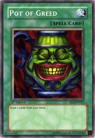 Pot of Greed [SD1-EN015] Common (ONLINE ORDER ONLY)
