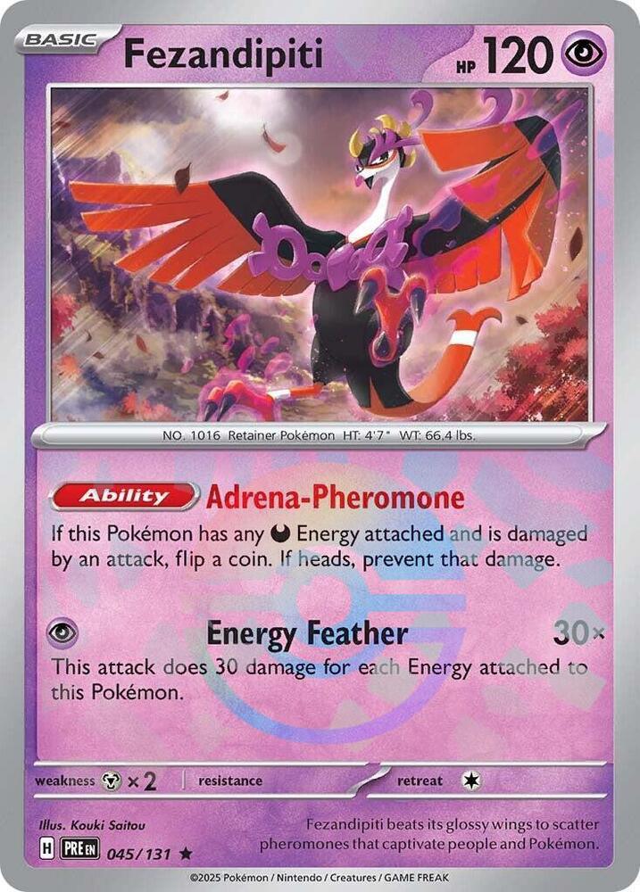 Fezandipiti (045/131) (Poke Ball Pattern) [Scarlet & Violet: Prismatic Evolutions] (Online Only)