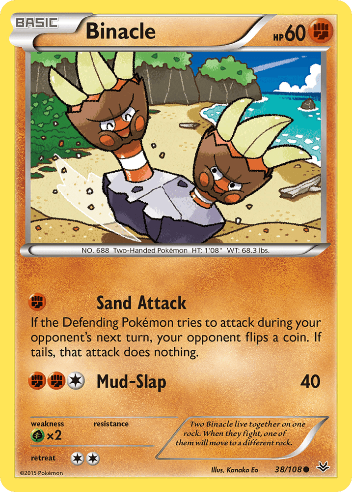 Binacle (38/108) [XY: Roaring Skies] (Online Only)
