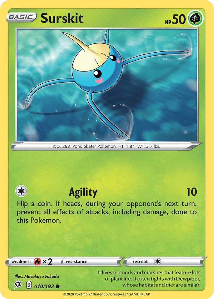 Surskit (010/192) [Sword & Shield: Rebel Clash] (Online Only)