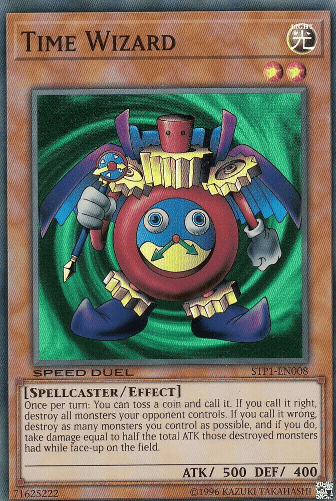 Time Wizard [STP1-EN008] Super Rare (ONLINE ORDER ONLY)