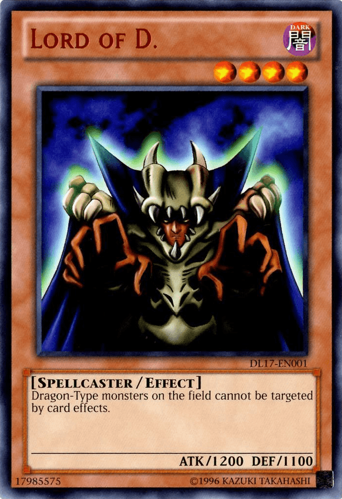 Lord of D. (Red) [DL17-EN001] Rare (ONLINE ORDER ONLY)