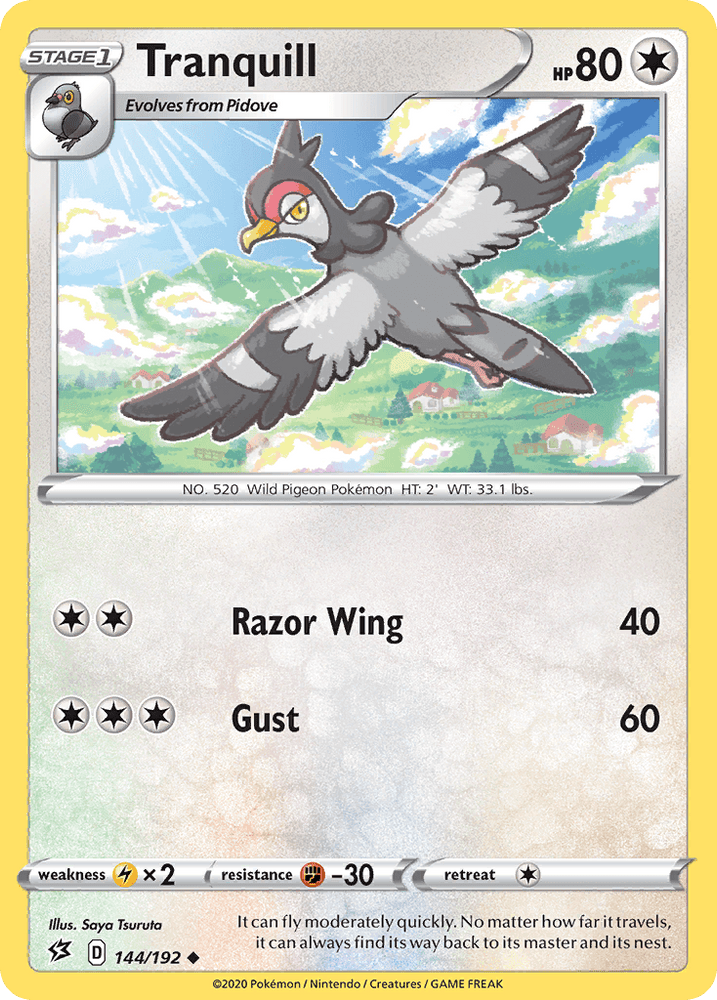 Tranquill (144/192) [Sword & Shield: Rebel Clash] (Online Only)