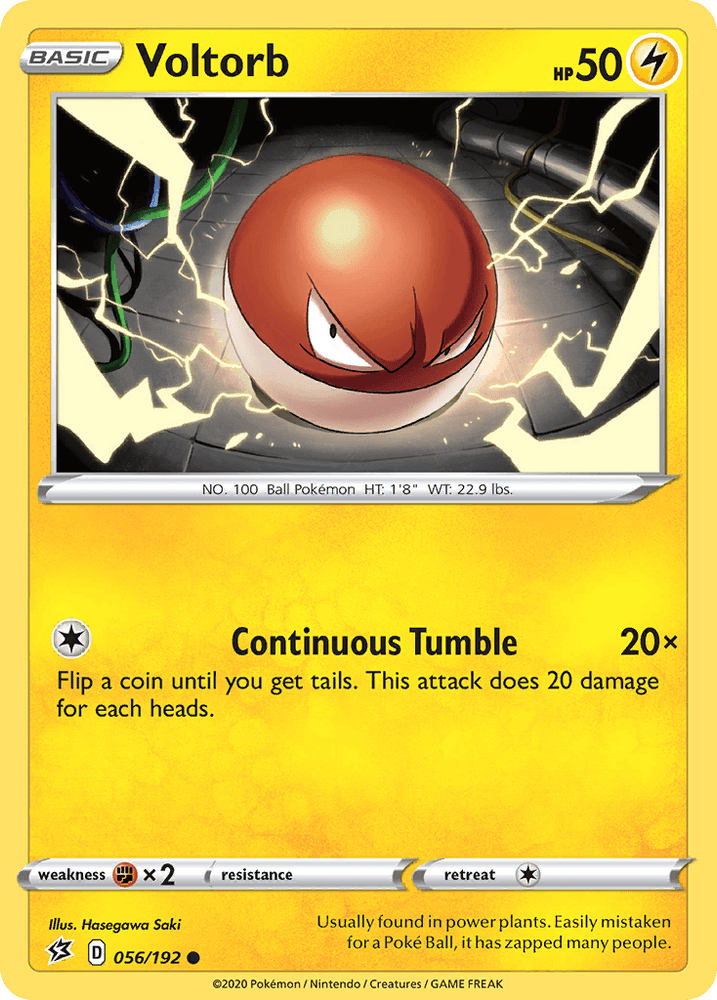 Voltorb (056/192) [Sword & Shield: Rebel Clash] (Online Only)