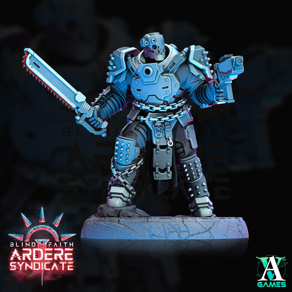 3D Printed Archvillain Games Arderite Heavy Infantry Blind Faith - Ardere Syndicate 28 32mm D&D (Online Only)