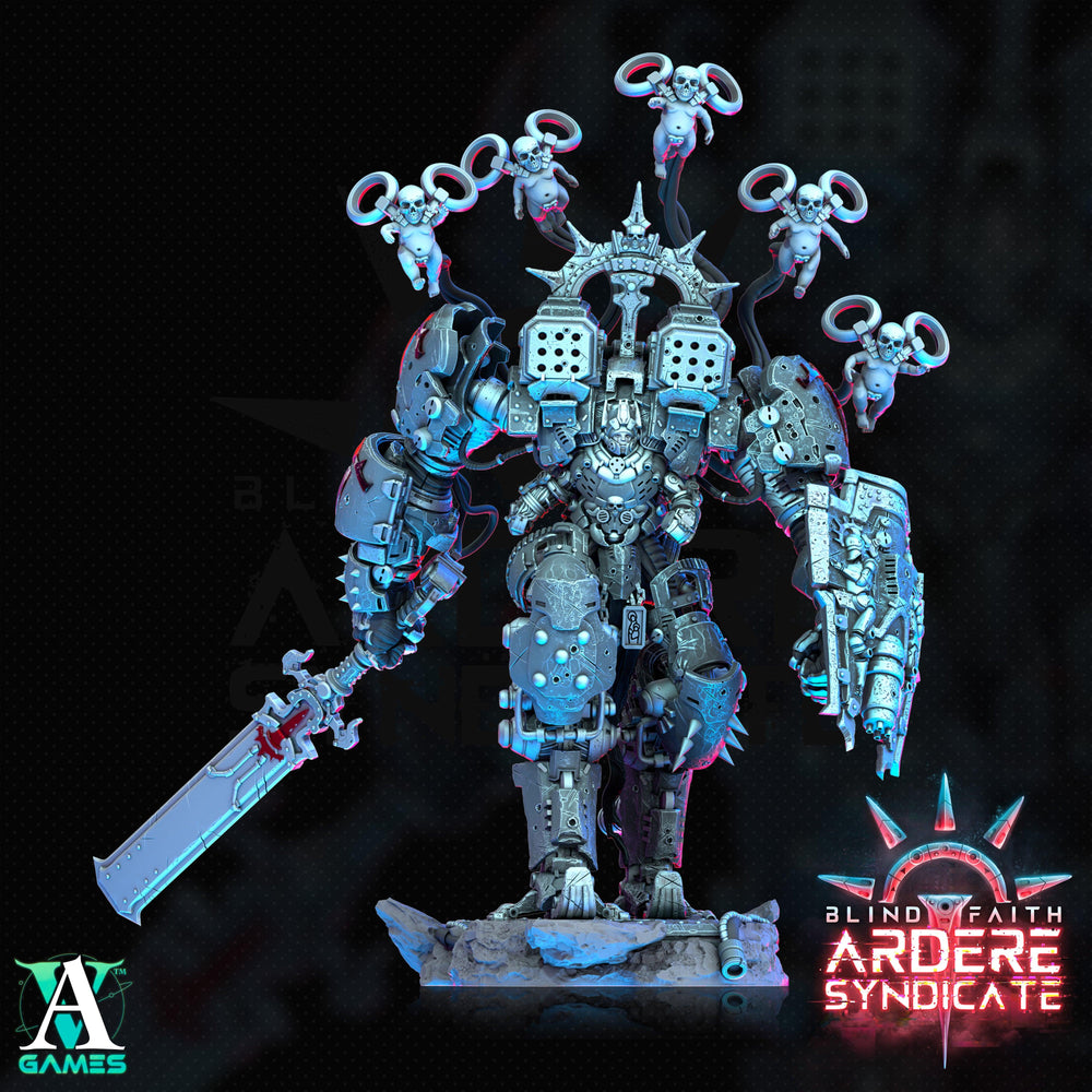 3D Printed Archvillain Games Arderite Sentinels Set Blind Faith - Ardere Syndicate 28 32mm D&D (Online Only)