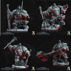 3D Printed Archvillain Games Arma Tenebris - Gravebound The Unburied King 28 32mm D&D (Online Only)