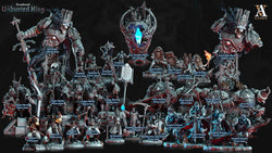 3D Printed Archvillain Games Arma Tenebris - Gravebound The Unburied King 28 32mm D&D (Online Only)