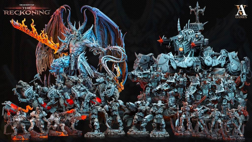 3D Printed Archvillain Games Armari Headhunters Demonstar - The Reckoning 28 32mm D&D (Online Only)