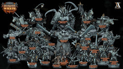 3D Printed Archvillain Games Bloodbringers - Hordes of Wrath Wrathogar - Bust 28 32mm D&D (Online Only)
