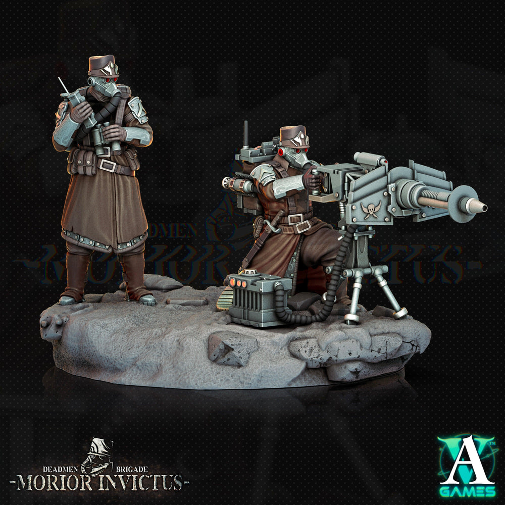 3D Printed Archvillain Games Deadmen Brigade - Morior Invictus Morior Heavy Infantry 28 32mm D&D (Online Only)