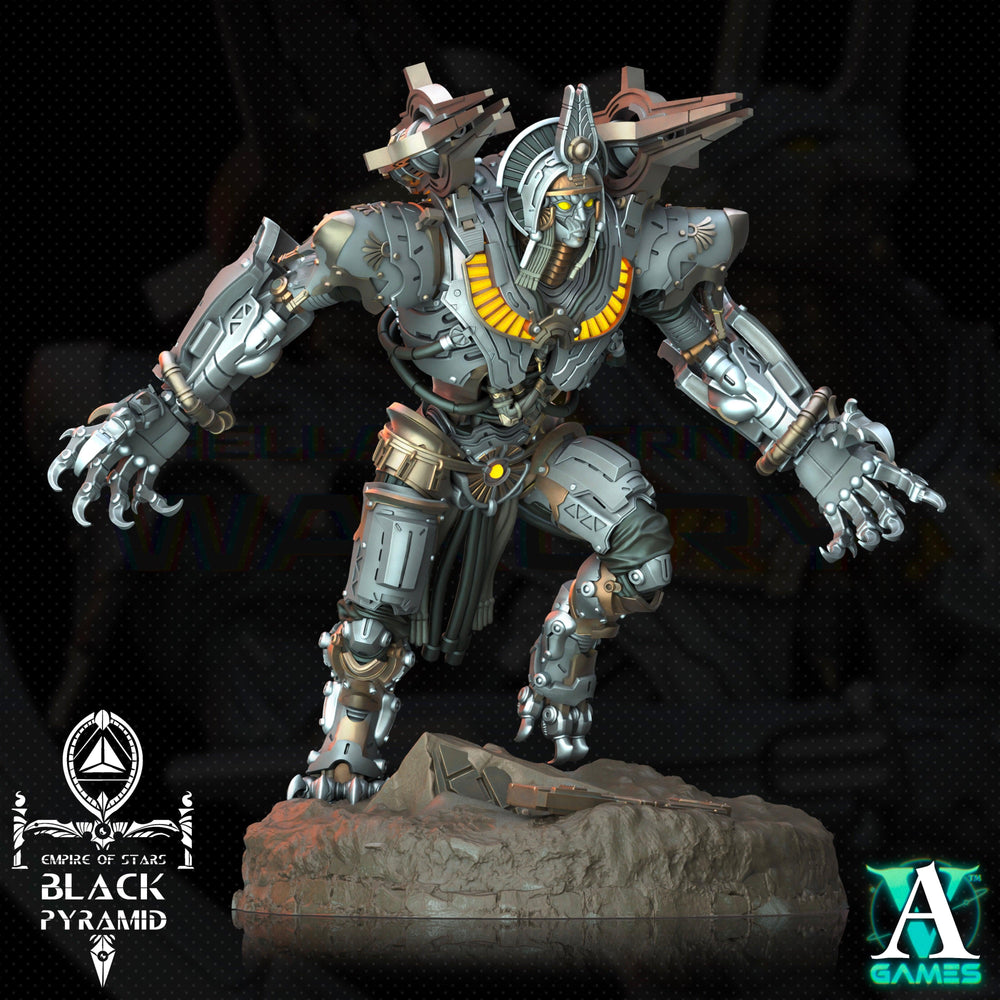 3D Printed Archvillain Games Empire of Stars - Black Pyramid Keteph Atekhramun 28 32mm D&D (Online Only)