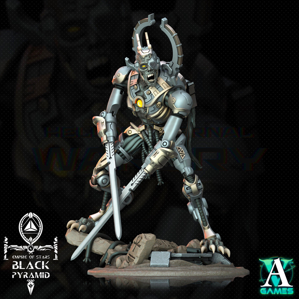 3D Printed Archvillain Games Empire of Stars - Black Pyramid Keteph Knumhar 28 32mm D&D (Online Only)