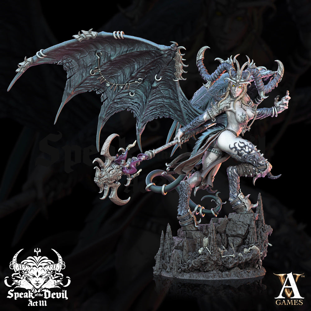3D Printed Archvillain Games Illyra'Vash The First Harlot Speak of the Devil Vol. III 28 32mm D&D (Online Only)
