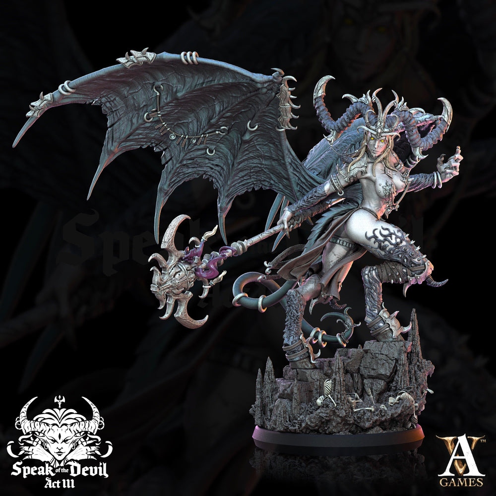 3D Printed Archvillain Games Illyra'Vash The First Harlot Speak of the Devil Vol. III 28 32mm D&D (Online Only)