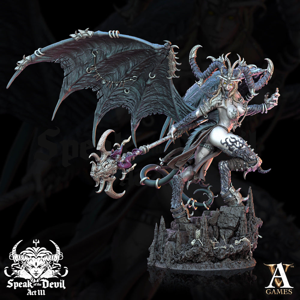 3D Printed Archvillain Games Illyra'Vash The First Harlot Speak of the Devil Vol. III 28 32mm D&D (Online Only)