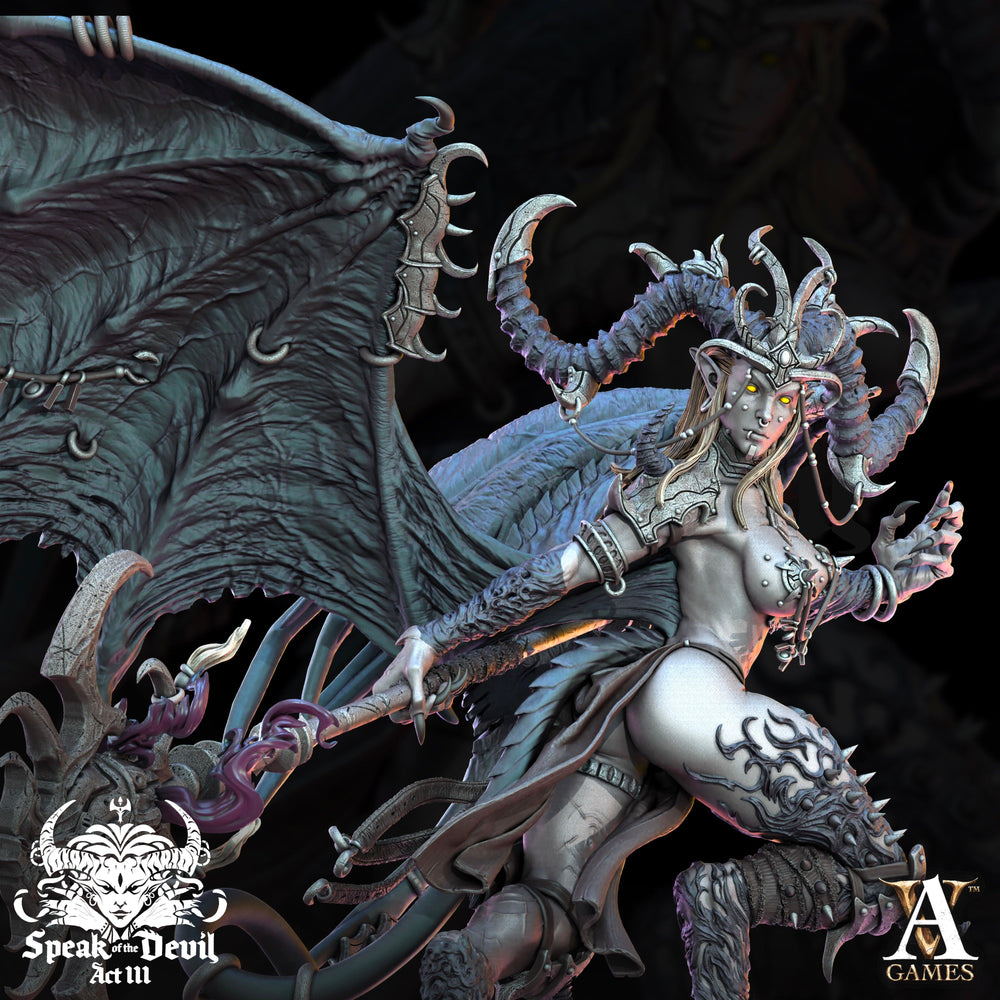 3D Printed Archvillain Games Illyra'Vash The First Harlot Speak of the Devil Vol. III 28 32mm D&D (Online Only)