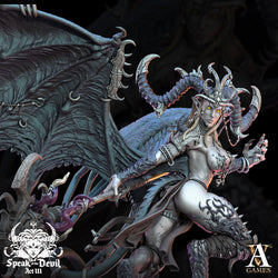 3D Printed Archvillain Games Illyra'Vash The First Harlot Speak of the Devil Vol. III 28 32mm D&D (Online Only)