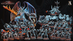 3D Printed Archvillain Games Kaus Chaosbred Dreadnaught Demonstar - The Reckoning 28 32mm D&D (Online Only)