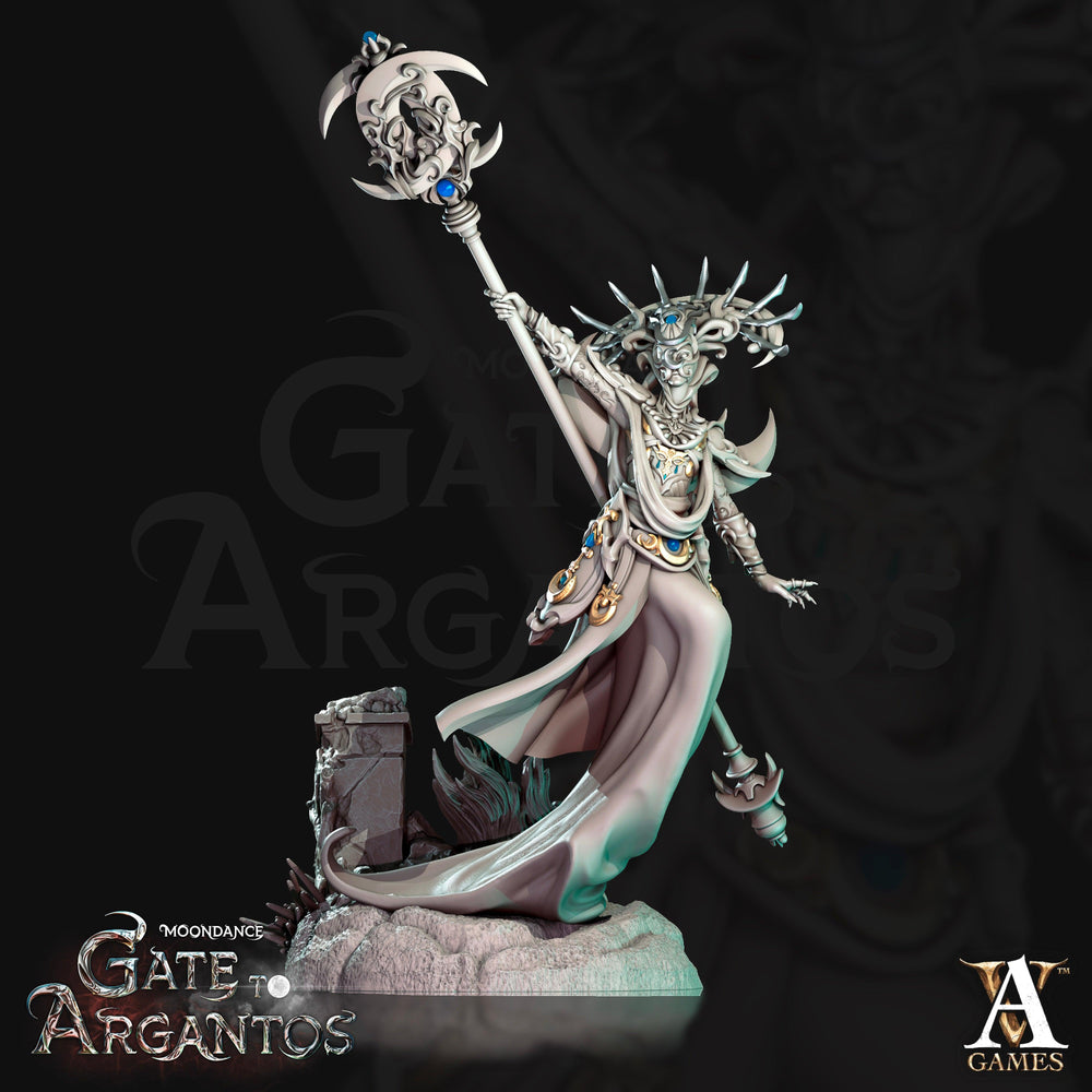 3D Printed Archvillain Games Mages of the Crescent Moondance - Gate to Argantos 28 32mm D&D (Online Only)